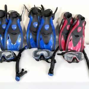 TUSA Sport Travel Snorkel (3 Sets)